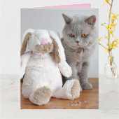 OSTKATZKARTE KARTE (Gelbe Blume)