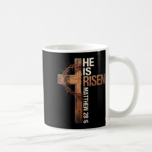 Ostkreuz er ist auferstanden Jesus christliche Män Kaffeetasse