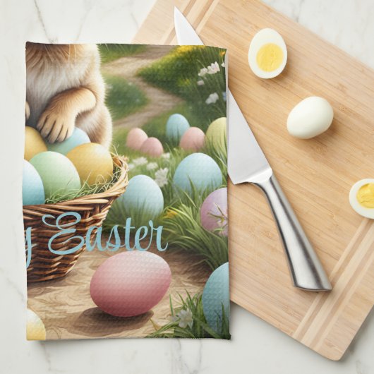 Ostküchentuch Geschirrtuch (Viertel Falte)