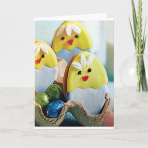 **OSTKÜCHER UND OSTEREIER SAGEN**GLÜCKLICH OSTERN KARTE