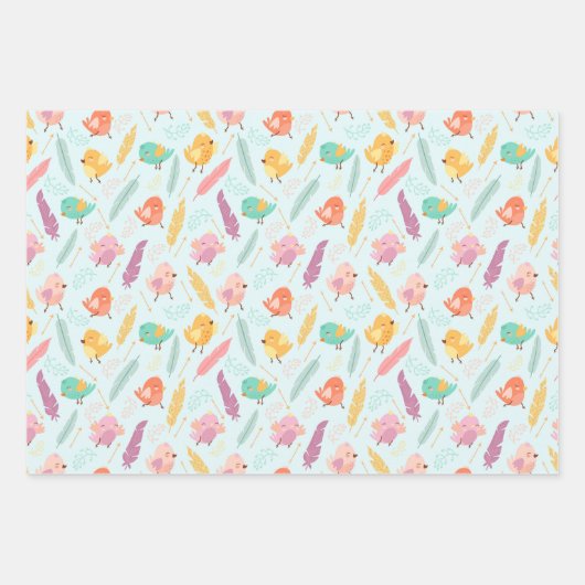 Ostküken Geschenkpapier Set (Vorderseite)