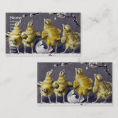 Ostküken Italienisch Vintag Visitenkarte (Vorne/Hinten)