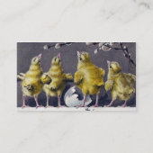 Ostküken Italienisch Vintag Visitenkarte (Rückseite)