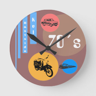 Ostkult special Design Runde Wanduhr