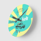 Ostkult special Design Runde Wanduhr (Winkel)