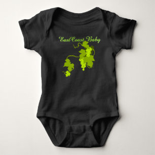 Ostküste Grüne Trauben ein Stück Baby Strampler