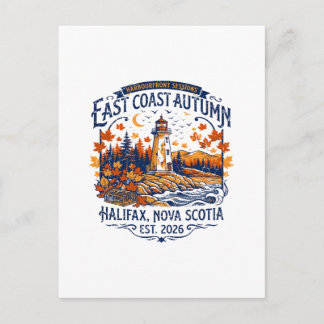 Ostküste Herbst Halifax Nova Scotia Postkarte