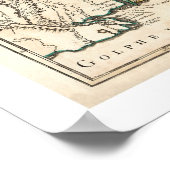 Ostküste & Kanada Karte 1756 Poster (Ecke)