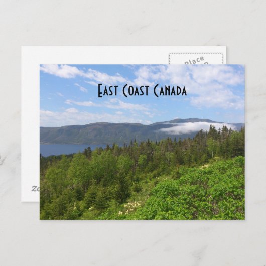 Ostküste Kanadas Postkarte (Vorne/Hinten)