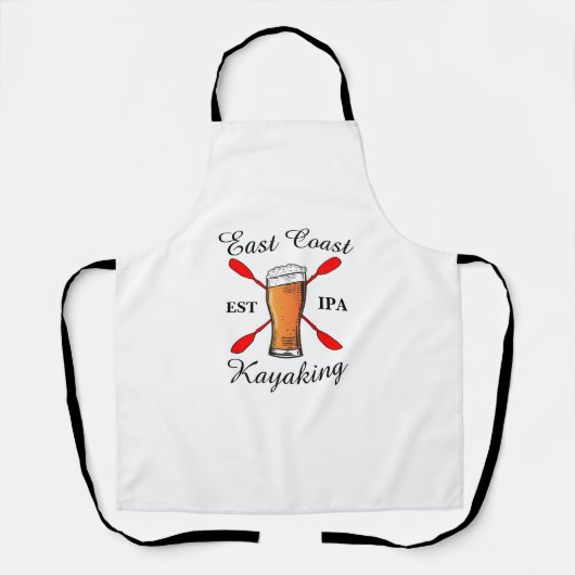 Ostküste Kayaking est IPA Bier Schürze (Vorderseite)