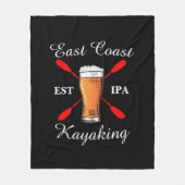 Ostküste Kayaking est IPA Bierdecke Fleecedecke (Vorderseite)