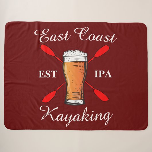 Ostküste Kayaking est IPA-Bierdecke Sherpadecke (Vorderseite (Horizontal))