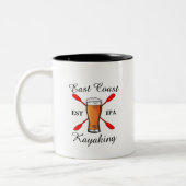 Ostküste Kayaking est IPA Bierkaffee Tasse (Links)