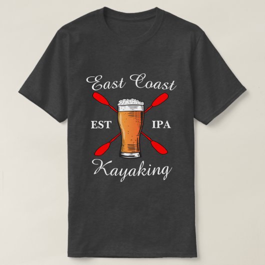 Ostküste Kayaking Shirt est IPA Bier Shirt (Design vorne)