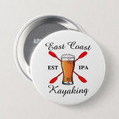 Ostküste Kayaking Shirt IPA Bierknopf Button (Vorne & Hinten)