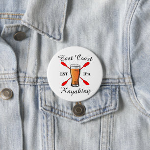 Ostküste Kayaking Shirt IPA Bierknopf Button