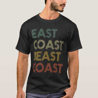 Ostküste Küste Vintage Retro-Design T-Shirt