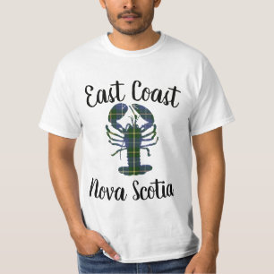 Ostküste Nova Scotia Tartan Hummer T - Shirt