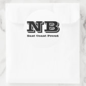 Ostküste stolz New Brunswick Sticker (Tasche)