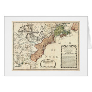 Ostküste u. Kanada-Karte 1756