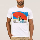 Ostküste von LNER ~ Beach Umbrella T-Shirt (Vorderseite)
