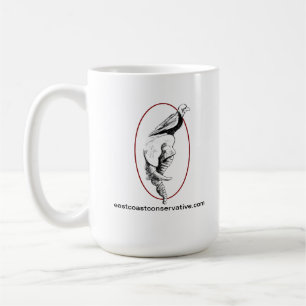 Ostküstekonservative Podcast-Logo-Tasse 15oz Kaffeetasse