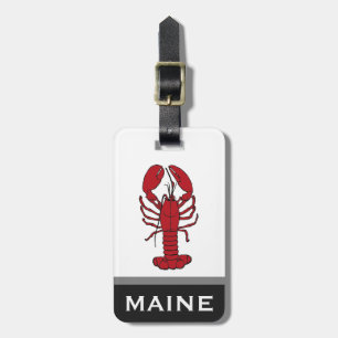 Ostküsten-Hummer im Rot und in der Gepäckanhänger