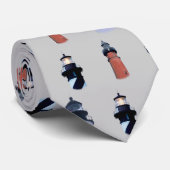 Ostküsten-Leuchttürme Krawatte (Gerollt)