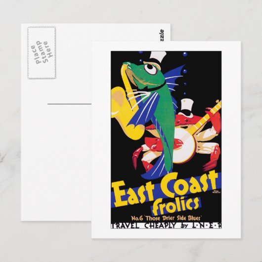 Ostküsteneien, Nr. 6 Postkarte (Vorne/Hinten)