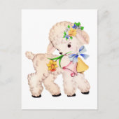 OSTLAMB VINTAG FEIERTAGSPOSTKARTE (Vorderseite)