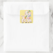 OSTLAMB VINTAG QUADRATISCHER AUFKLEBER (Tasche)