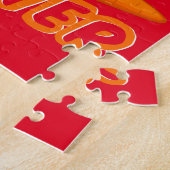 ÖSTLICH "BUNNY WITH CARROT" PUZZLE PERSONALISIERT. (Seite)