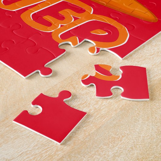 ÖSTLICH "BUNNY WITH CARROT" PUZZLE PERSONALISIERT. (Seite)