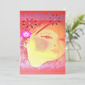 Östlich-chinesische Einladung (Stehend Vorderseite)