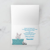 ÖSTLICH - GRANDAUGHTER - BUNNY/FAMLY FEIERTAGSKARTE (Innenseite)