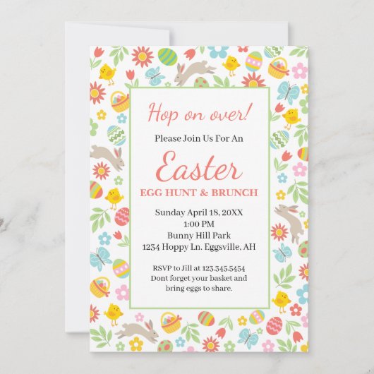 Östliche Einladung an die Blumengrenze (Vorderseite)