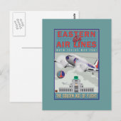 Östliche Fluglinien - Postkarte (Vorne/Hinten)
