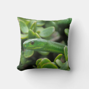 Östliche Grüne Mamba (Dendroaspis angusticeps) Kissen