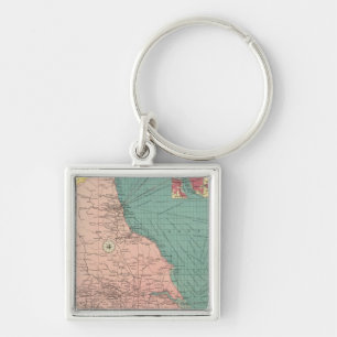 Östliche Häfen von Großbritannien Schlüsselanhänger