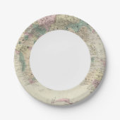 Östliche Halbkugel 14 Pappteller (Vorderseite)