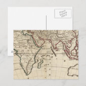 Östliche Hemisphäre 10 Postkarte (Vorne/Hinten)