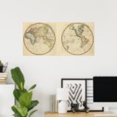 Östliche Hemisphäre 13 Poster (Heimbüro)