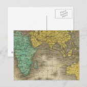 Östliche Hemisphäre 15 Postkarte (Vorne/Hinten)