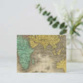 Östliche Hemisphäre 15 Postkarte (Stehend Vorderseite)