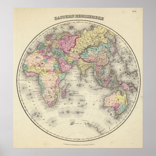 Östliche Hemisphäre 16 Poster (Vorne)