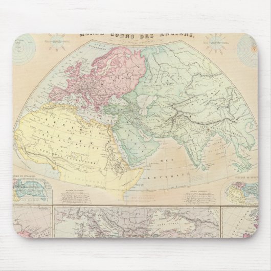 Östliche Hemisphäre 2 Mousepad (Vorne)