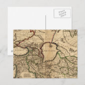 Östliche Hemisphäre und Rom Postkarte (Vorne/Hinten)