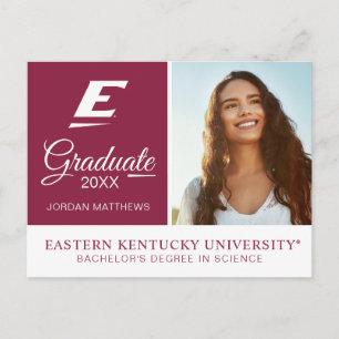 Östliche Kentucky Universität E Ankündigungspostkarte