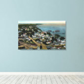 Östliche Luftsicht von Pilgrim Leinwanddruck (Insitu (Holzboden))