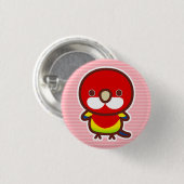 Östliche Rosella Button (Vorne & Hinten)